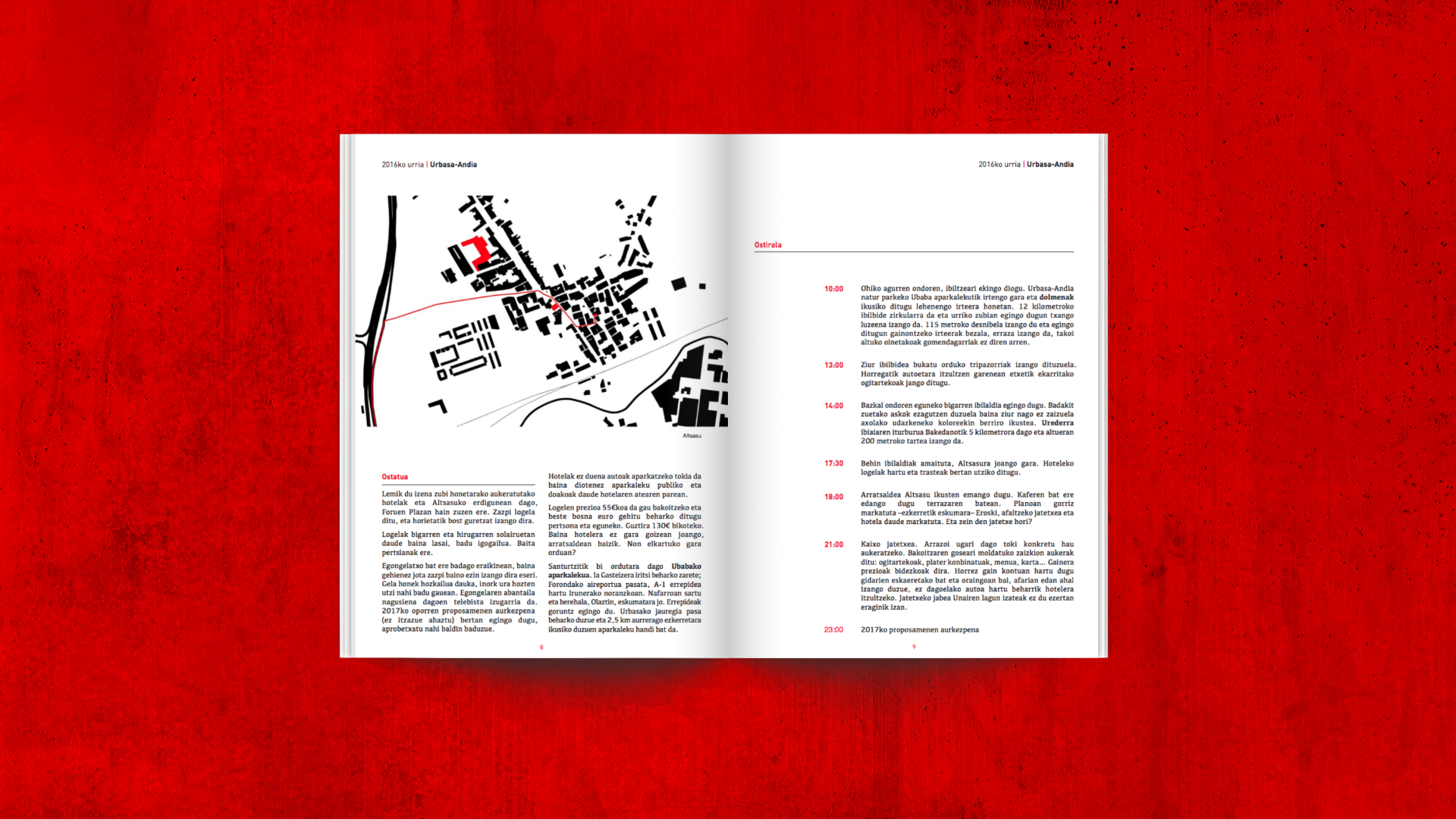 Booklet layout design