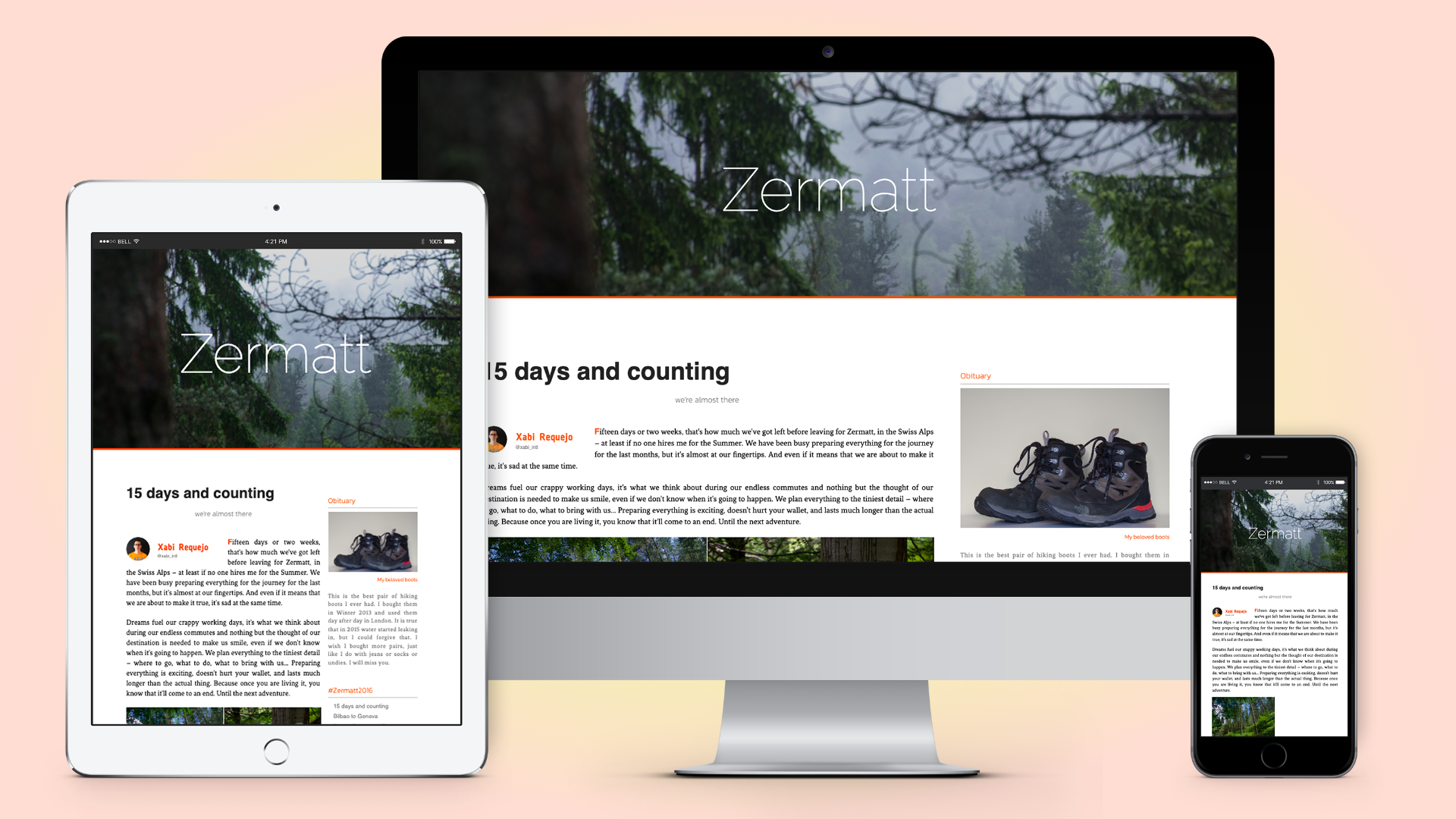 Responsive website design